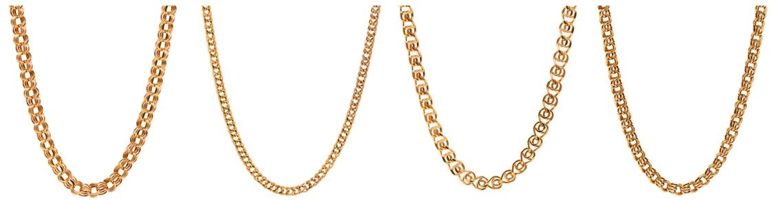 Various types of necklace