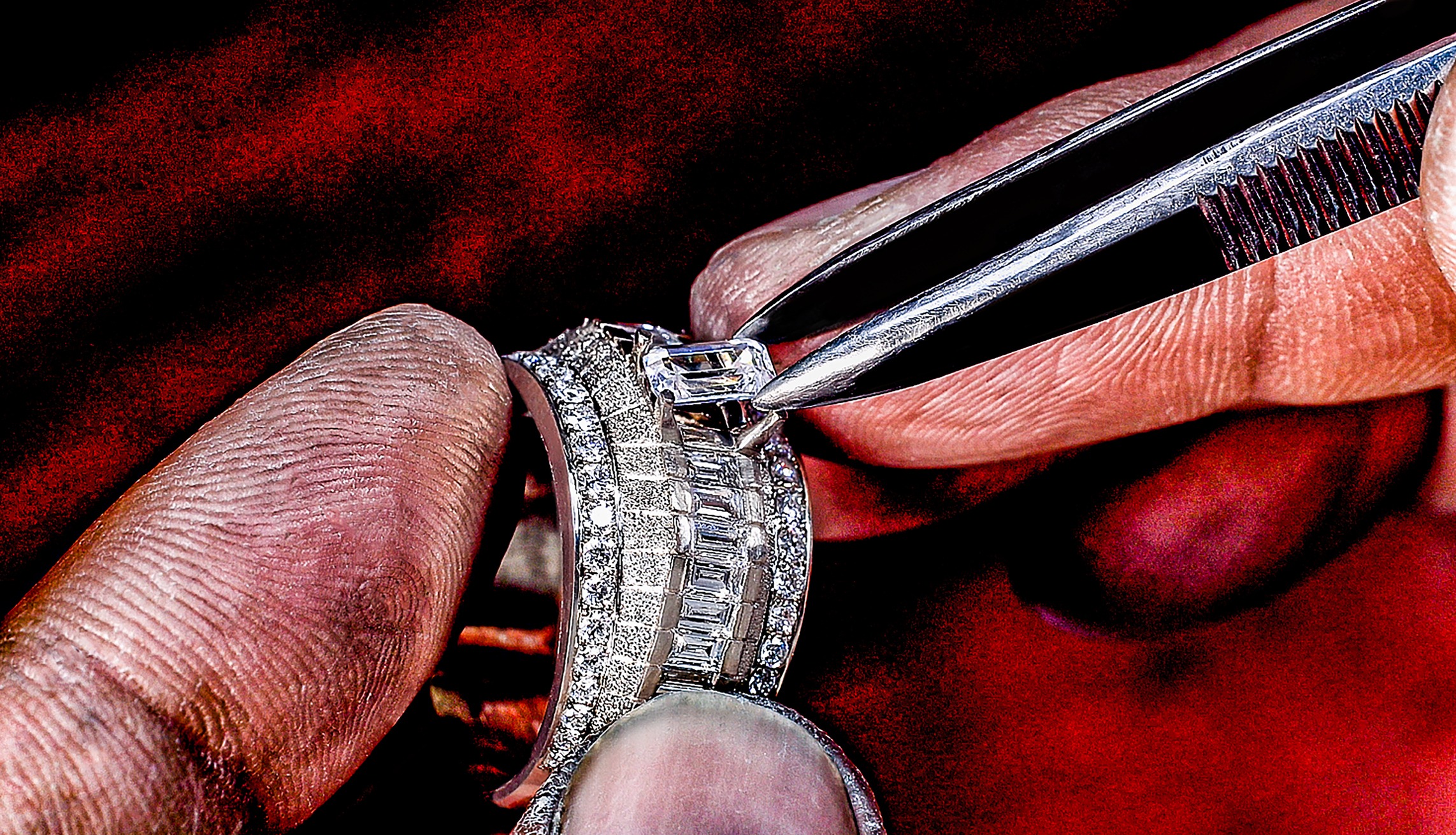 jeweler's beading process