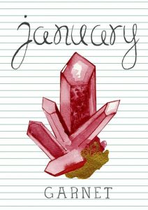 January Garnet Birthstone