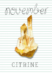 November Citrine Birthstone