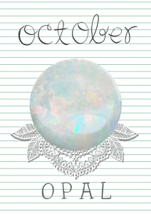 October Opal Birthstone