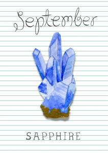 September Sapphire Birthstone