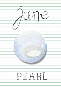 June Pearl Birthstone
