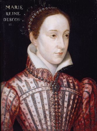 Mary, Queen of Scots wearing a rope of black pearls