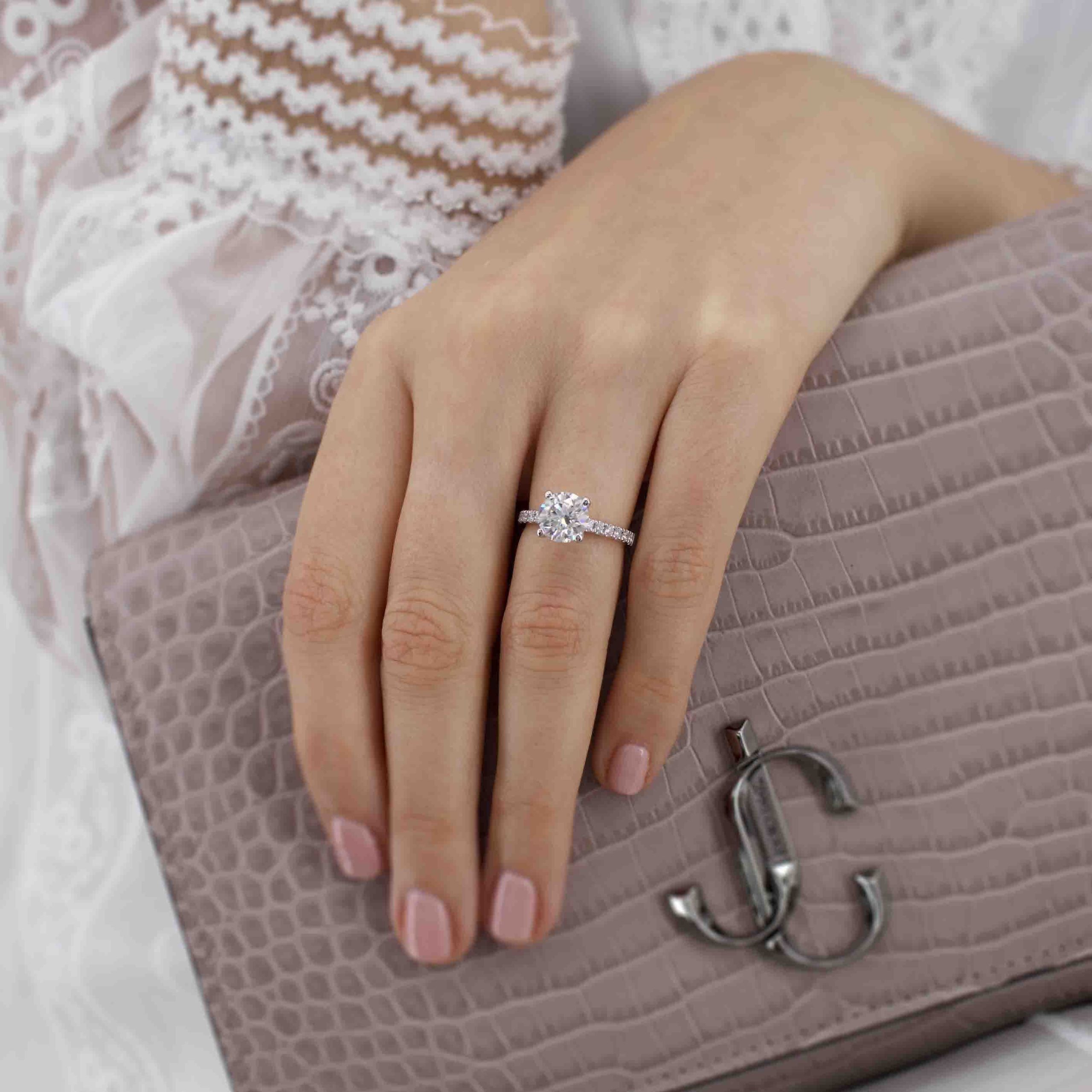 Giselle Moissanite Engagment Ring