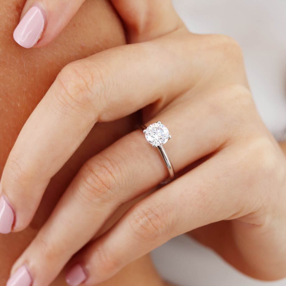 Grace Moissanite Engagement Ring