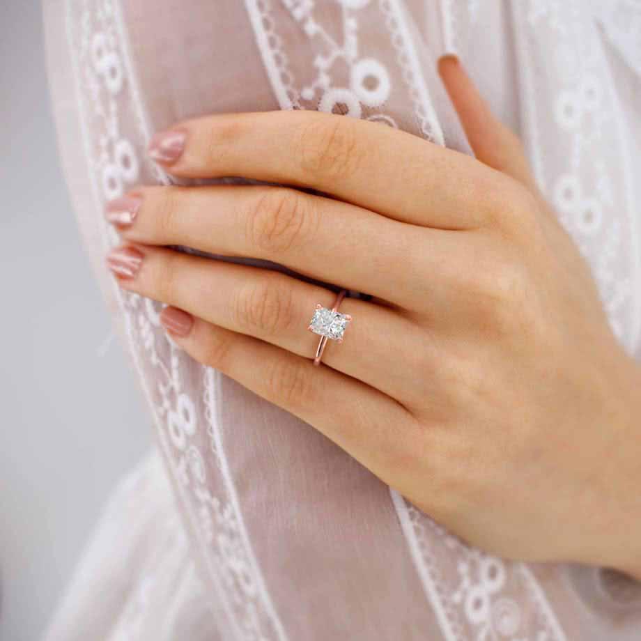 Lulu Moissanite Engagement Ring