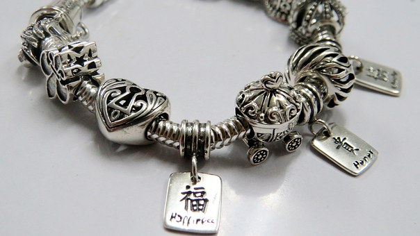 silver bracelet, jewelry