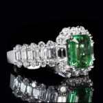 an Emerald ring